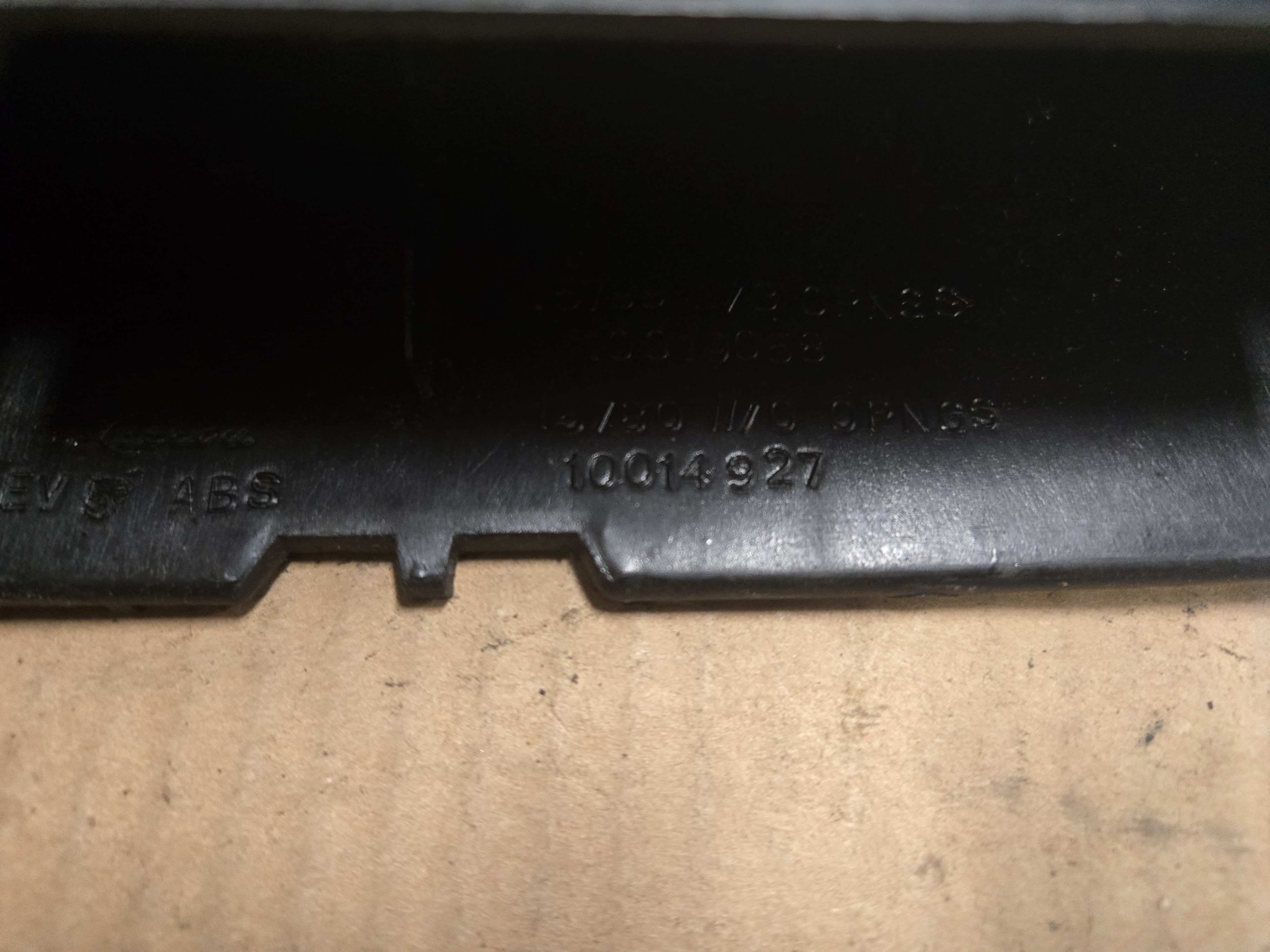 10014927, Plate GM part