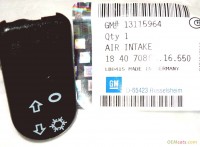 13115964 Guide, air, outlet, glove box