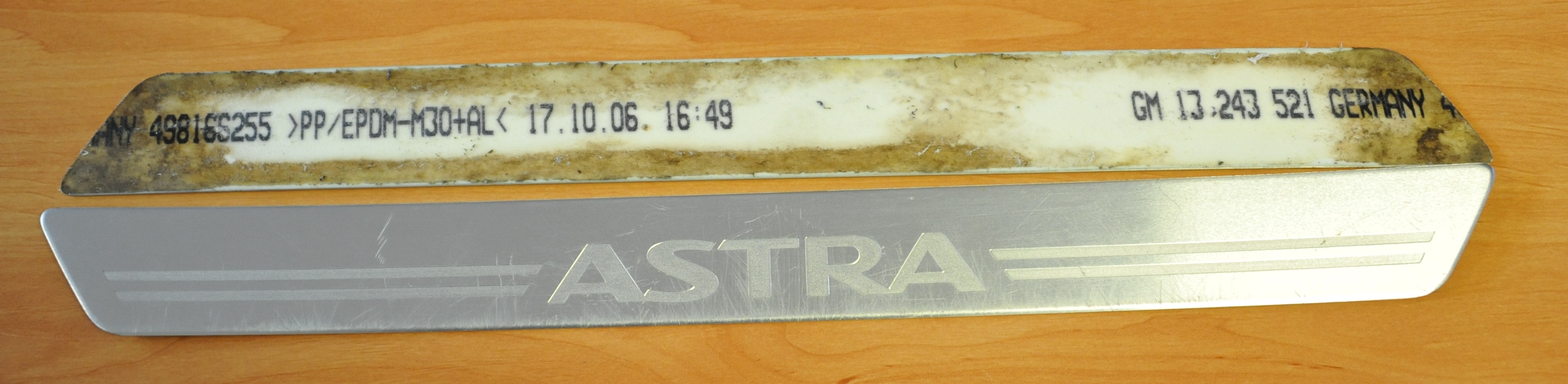 13243521, Nameplate, astra GM part