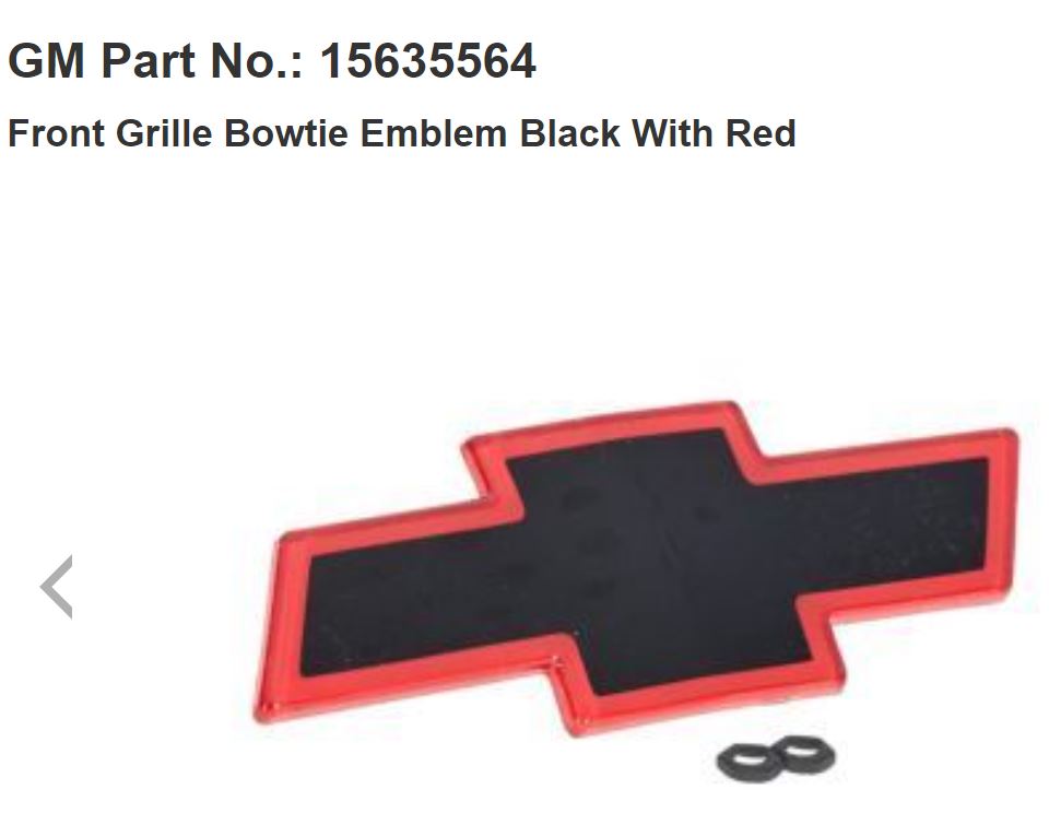 15635564, Emblem kit GM part