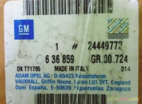 GM genuine OEM part 24449772 Bracket