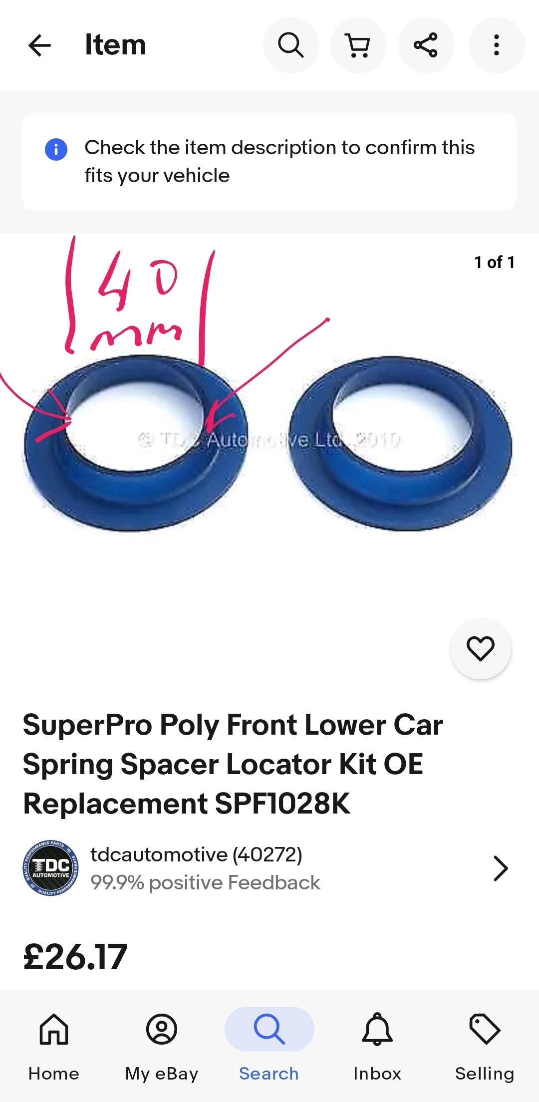 90168139, Spacer GM part