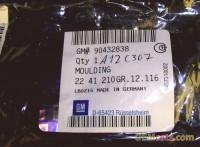 GM genuine OEM part 90432838 Molding
