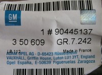 GM genuine OEM part 90445137 Link