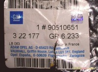 GM genuine OEM part 90510651 End